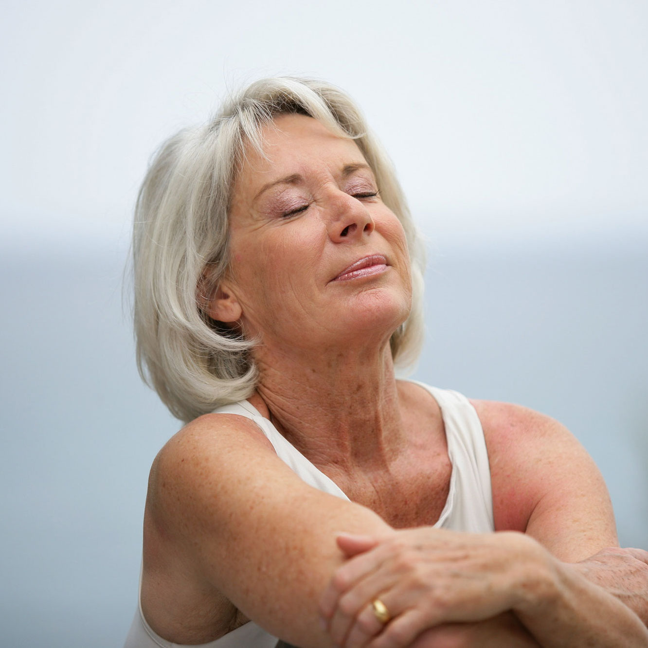 Woman breathing optmised
